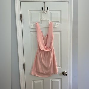 Pink tobi dress with low back